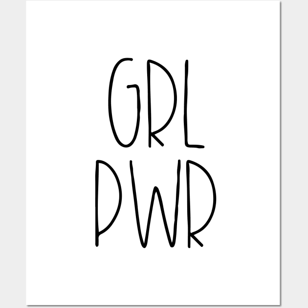 GRL PWR Wall Art by LemonBox